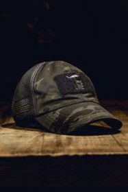 Nine Line Mesh Back Camo Hat in camo, front view
